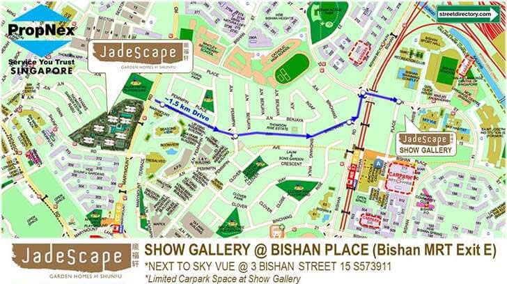 Directions to Jade Scape Show Flat Gallery